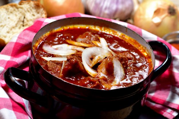 Vegetarisches Seitan-Gulasch