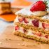 Millefeuille mit Erdbeeren