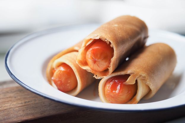 Würstchen-Pfannkuchen