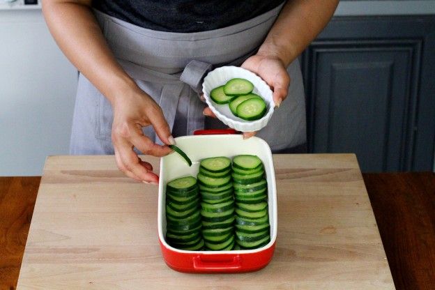 Die Zucchini kochen