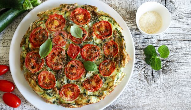 Zucchini-Tomaten-Frittata