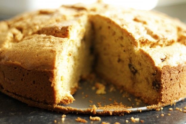 Kuchen mit gemahlenen Mandeln