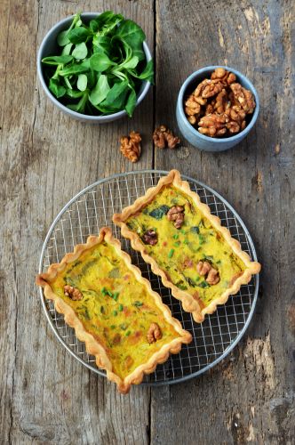 Quiche mit Lauch & Walnüssen