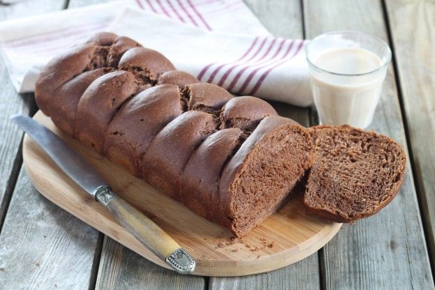 Vegane Schokoladenbrioche