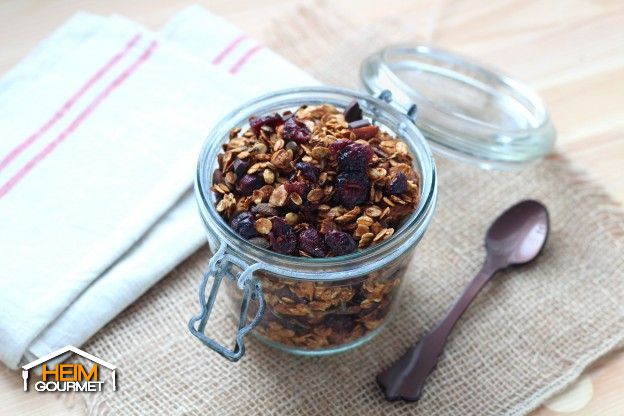 Selbst gemachtes Knuspermüsli