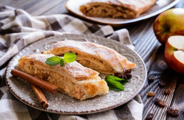 Veganer Apfelstrudel