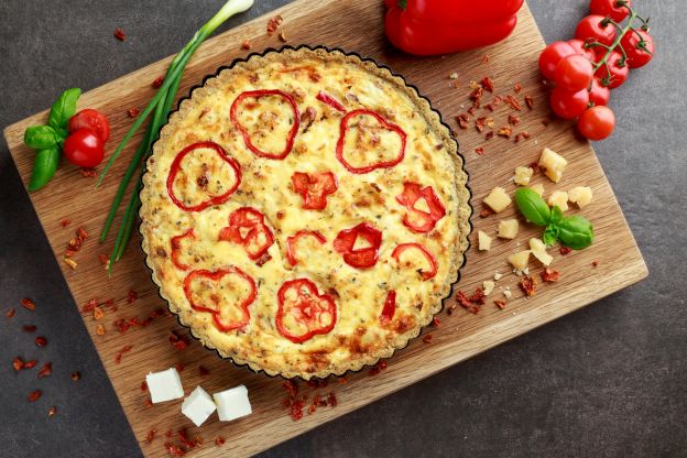 Paprika-Quiche