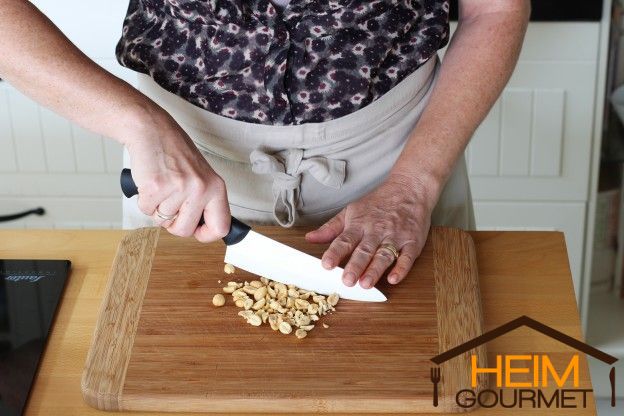 Cashewkerne zerkleinern