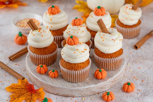 Kürbis Cupcakes