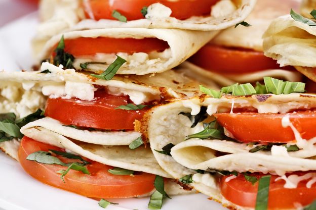 Pfannkuchen Caprese
