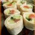 Lachs-Makis mit Gurke und Philadelphia