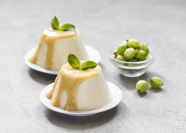 Stachelbeer-Pannacotta