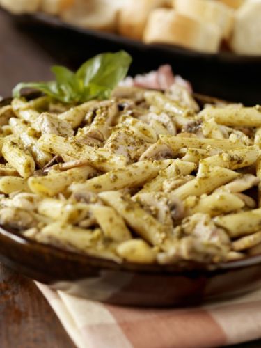 Penne mit Hähnchencurry
