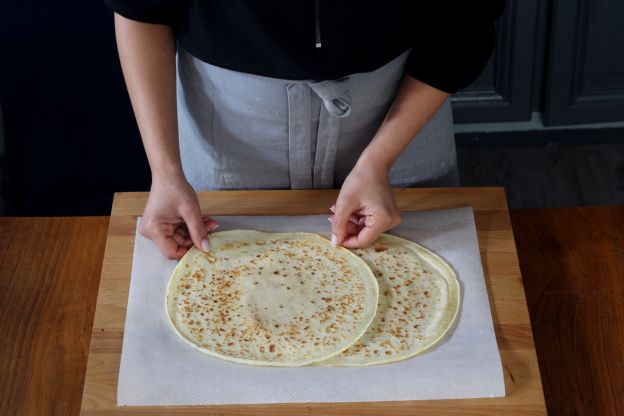 Zubereitung der Rolle - Schritt 1