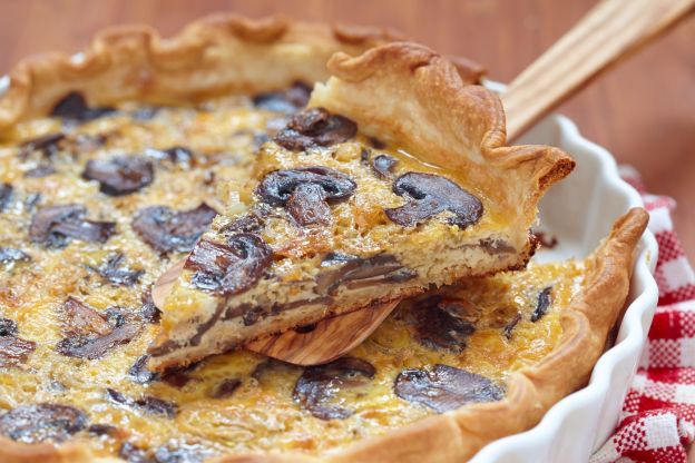 Quiche mit Champignons