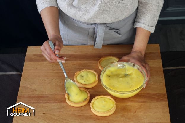 Die Tartelettes zusammensetzen: