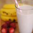 Erdbeer-Bananen-Smoothie mit Mandeln