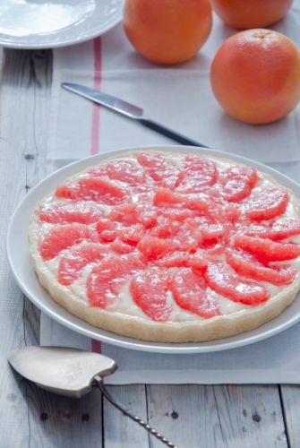 Tarte mit Zitrusfrüchten