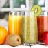 Frischgepresste Säfte oder frisch gemixte Smoothies
