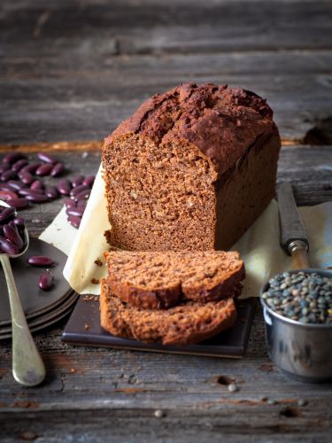 Gewürzkuchen mit Hülsenfrüchten