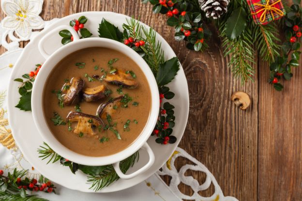 Vorspeise Menü 4: Steinpilzsuppe