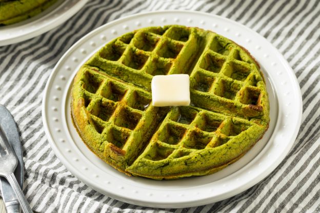 Matcha-Waffeln