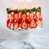Erdbeeren auf dem Kuchen