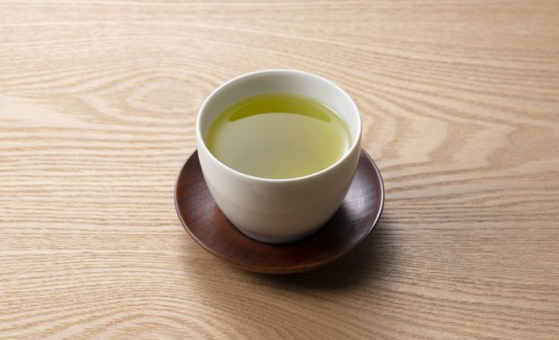 Grüner Tee mit Ingwer