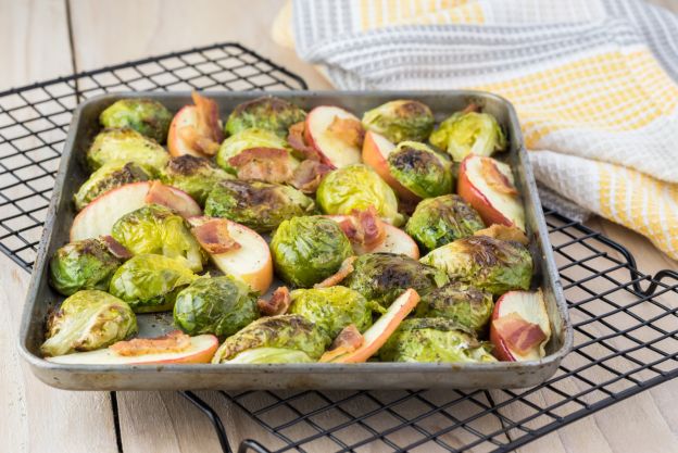 Rosenkohl mit Äpfeln