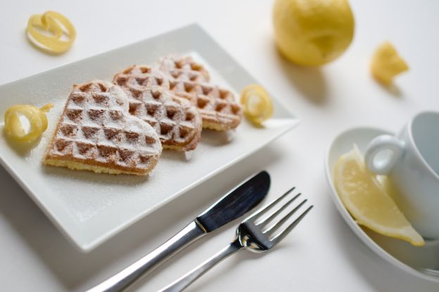 Zitronenwaffeln