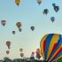 In einem Heißluftballon fliegen