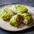 Kohlroulade mit Bulgur