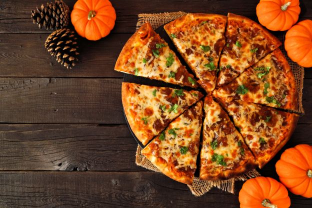 Kürbis-Pizza