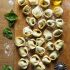 Tortellini mit Spinat