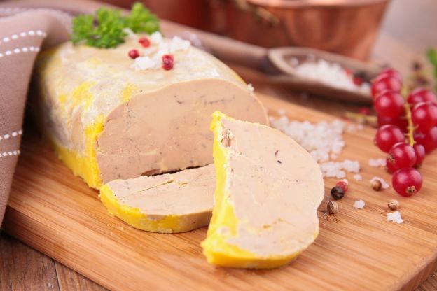 Halbgebackenes Foie Gras