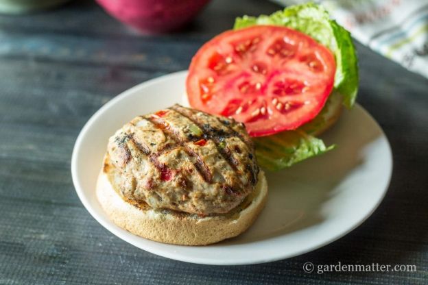 Gegrillte Truthahn Burger