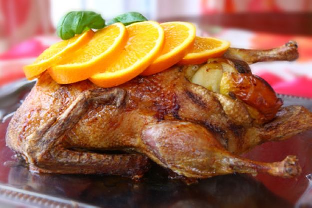 Ente mit Orangensauce