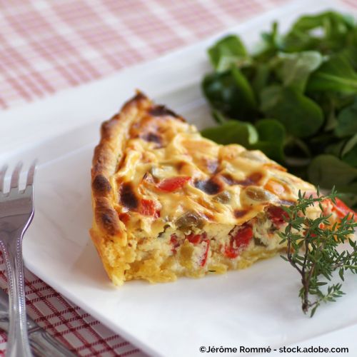 Paprika-Quiche