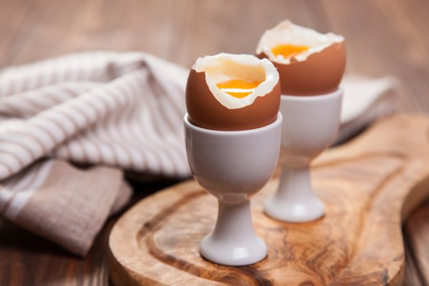 Gekochte Frühstückseier