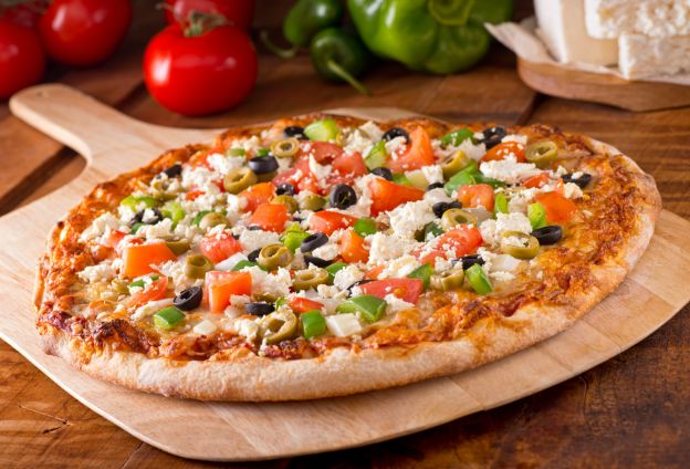 Griechische Pizza