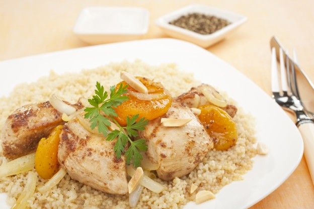 Hähnchen Tajine mit Abrikosen