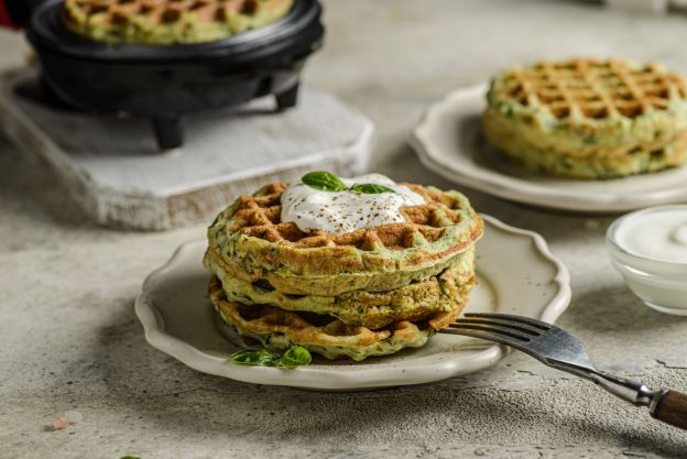 Zucchini-Waffeln