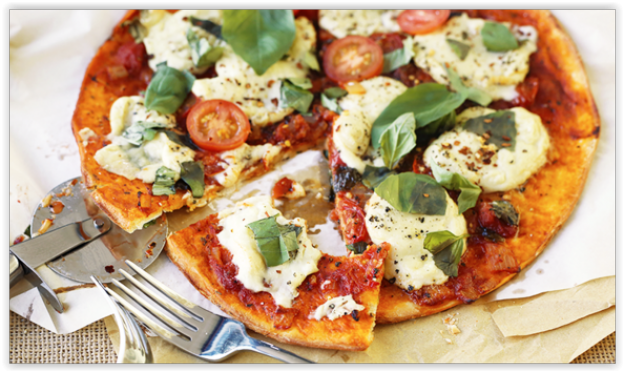 89. Vegane Pizza Margherita