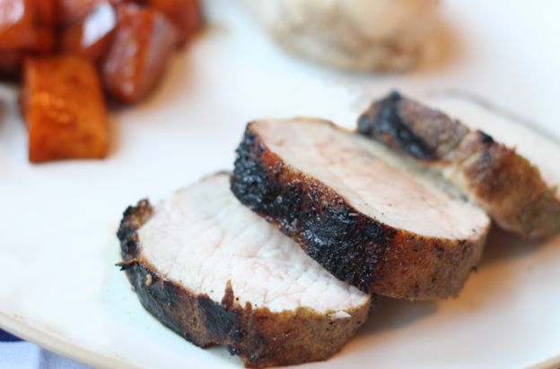 Zartgegrilltes Schweine-Lendenstück
