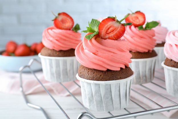Erdbeer Cupcakes