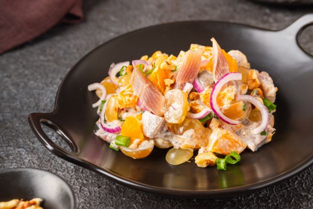 Fruchtiger Matjessalat