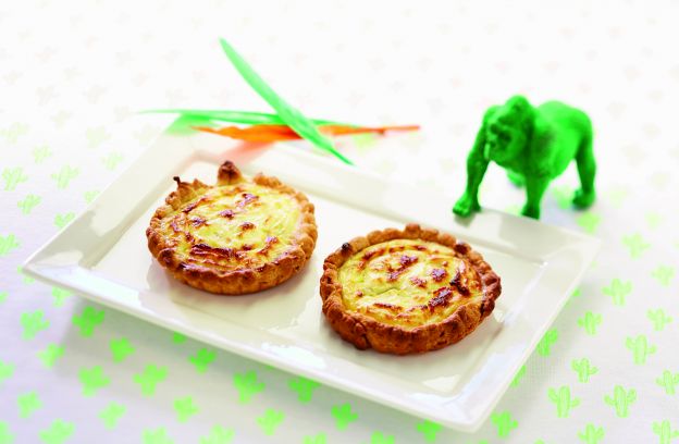 Quiche mit Endivien und Frischkäse