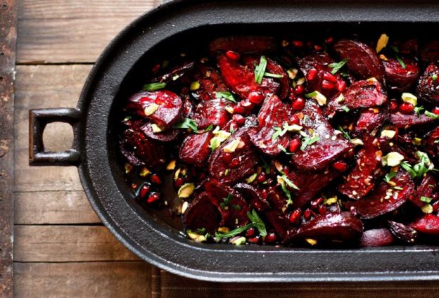 rote bete Granatapfel Salat