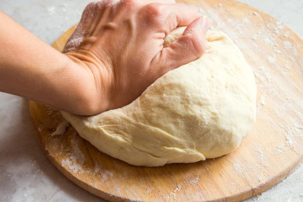 Zubereitung des fladenbrotes