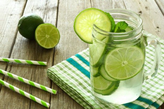 Detox Water Gurke-Zitrone
